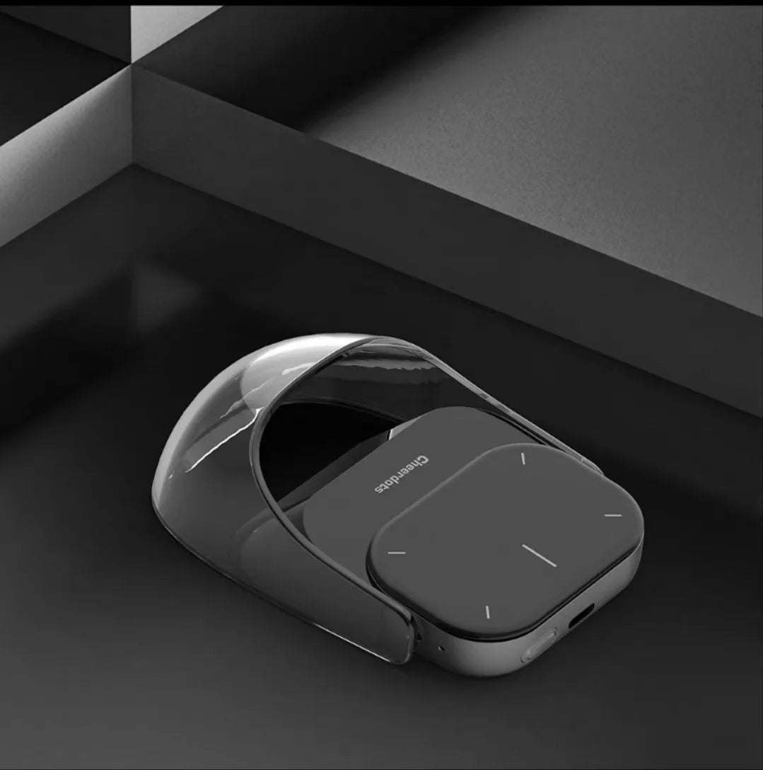 Cheerdots 2 – Souris Air détachable avec pavé tactile sans fil, tout-en-un, de poche, avec enregistrement IA, compatibilité ChatGPT et fonctions de souris gaming personnalisables